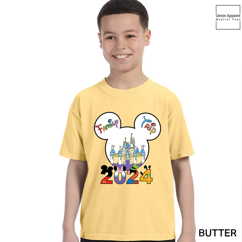 Disney Family Trip 2024 Mickey Kids T-Shirt and Baby Onesie, Disney Vacation Youth Graphic Tee, Disney Family Trip Baby Onesie, 150929.jpg