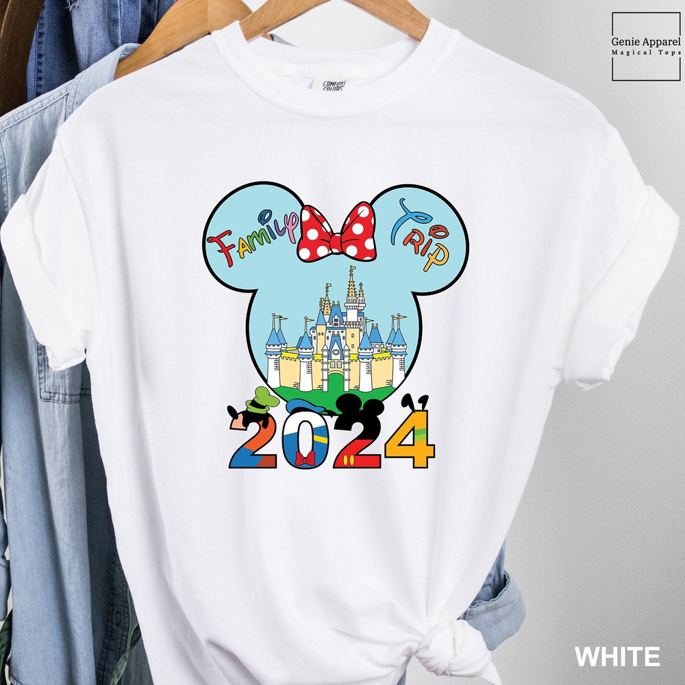 Disney Family Trip 2024 Shirt, Comfort Colors Disney Shirt, Family Disney Shirt, Disney Friends Shirt, Minnie Mouse Shirt, 150928.jpg