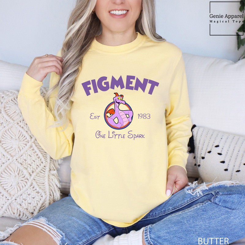Disney Figment One Little Spark Shirt, Comfort Colors Disney Shirt, Disney Epcot Shirt, Disney Figment Shirt, Disney Dragon Shirt, 150976.jpg