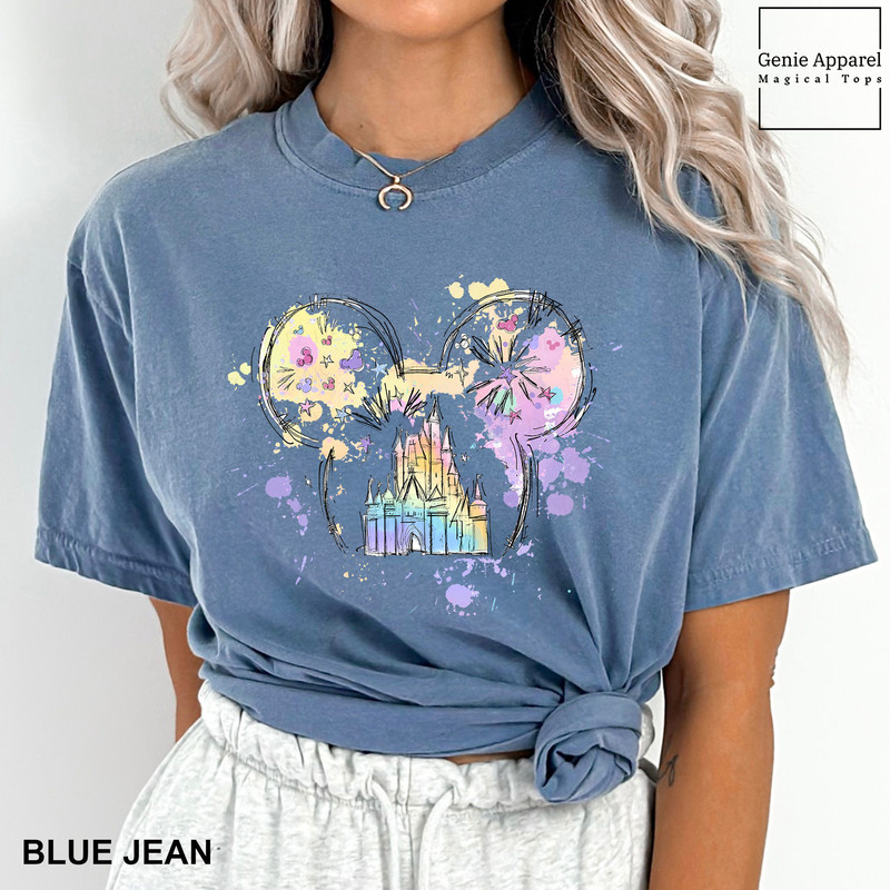 Disney Mickey Castle Shirt, Comfort Colors Disney Shirt, Disney Mickey Shirt, Disney Vacation Shirt, Disney Family Shirt, 151006.jpg