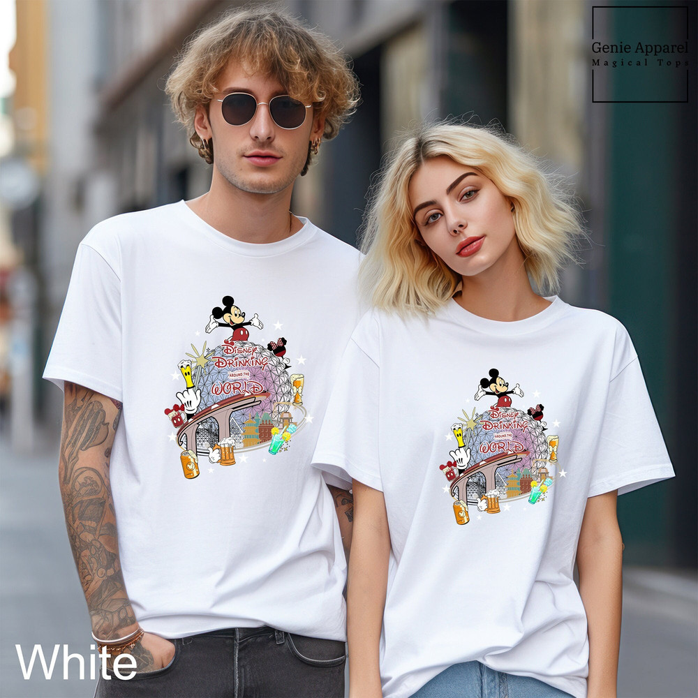 Disney Mickey Drinking Around The World Shirt, Comfort Colors Shirt, Disney Couple Shirt, Disney Vacation Shirt, Mickey Mouse Shirt, 150980.jpg