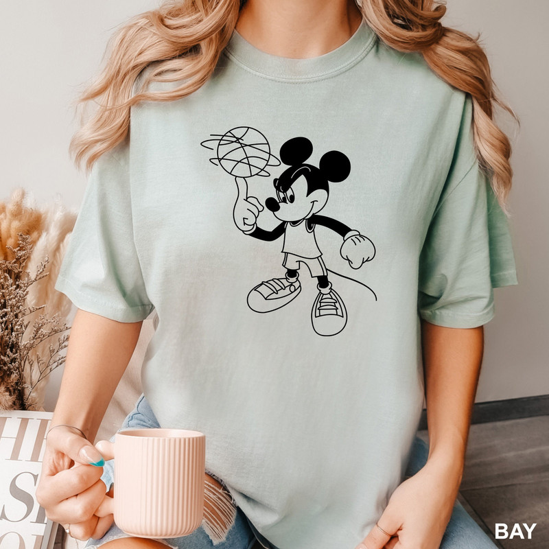 Disney Mickey Mouse Basketball Player Shirt, Comfort Colors Disney Shirt, Disney Family Shirt, Disney Mickey Shirt, Disney Trip Shirt 151131.jpg