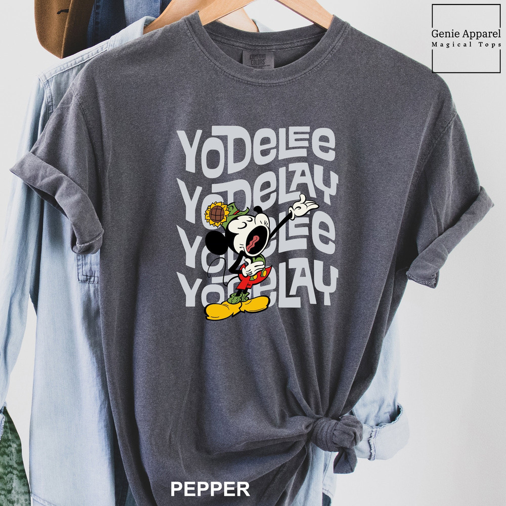 Disney Mickey Mouse Singing Yodelee Shirt, Comfort Colors Disney Shirt, Disney Family Shirt, Disney Mickey Shirt, Disney Kids Shirt 150904.jpg