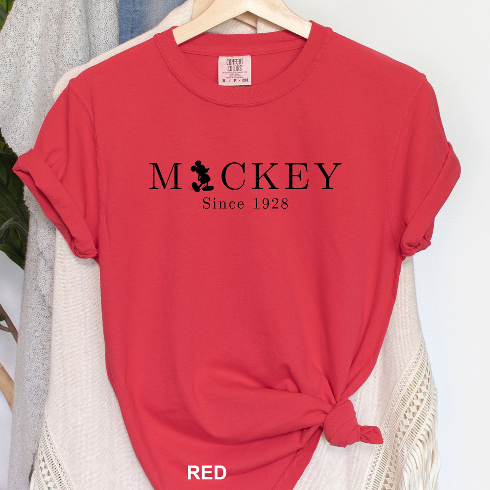 Disney Mickey Since 1928 Shirt, Comfort Colors Disney Shirt, Disney Family Shirt, Disney Mickey Shirt, Disney Trip Shirt, 150899.jpg