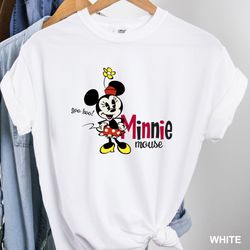 Disney Minnie Mouse Shirt, Comfort Colors Disney Shirt, Disn