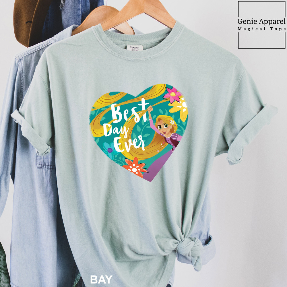Disney Princess Rapunzel Best Day Ever Shirt, Comfort Colors Shirt, Disney Tangled Shirt, Disney Princess Shirt, Rapunzel Shirt, 150886.jpg
