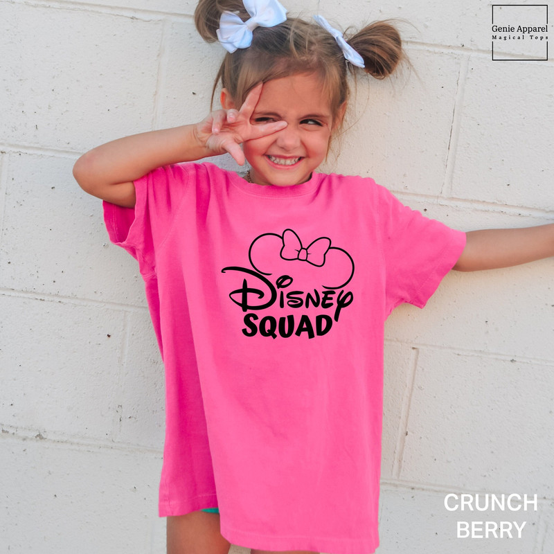 Disney Squad Minnie Shirt, Comfort Colors Disney Shirt, Disney Vacation Shirt, Disney Trip Shirt, Disney Girls Shirt, 150923.jpg