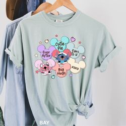disney stitch and angel shirt, comfort colors disney shirt,