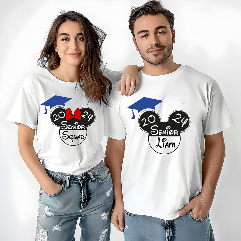 Disney Graduation Shirt, Mickey Grad Tee, Minnie Senior Shirt, Disney Class of 2024, Disney Graduation Trip Shirt, Mickey Graduate Shirt.jpg