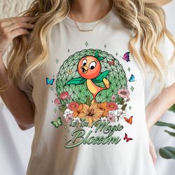 disney orange bird shirt, epcot flower & garden festival shirt
