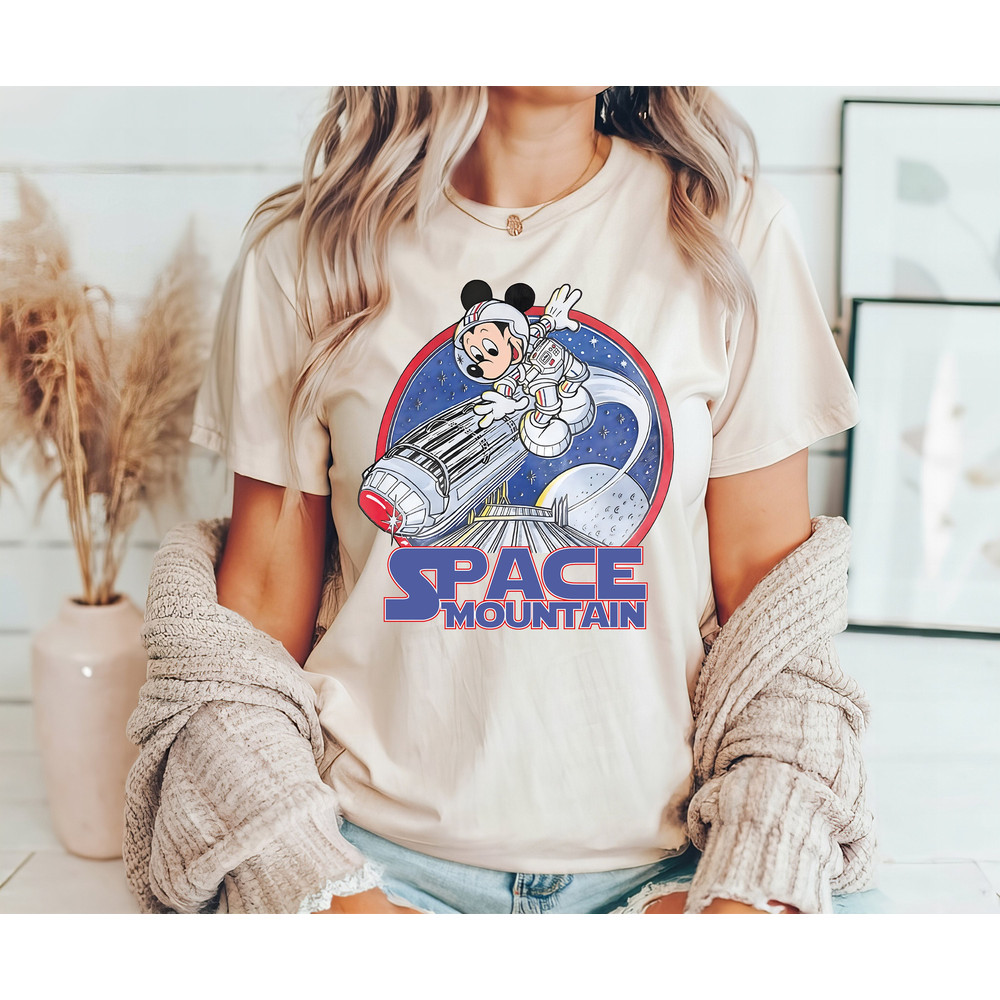 Disney Space Mountain Shirt, Mickey Astronaut T-Shirt, Disney Tomorrowland Shirt, Disney Roller Coaster Shirt, Disney Park Shirt.jpg