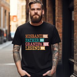 grandpa shirt, grandad tee, grandfather shirt, papa shirt, p