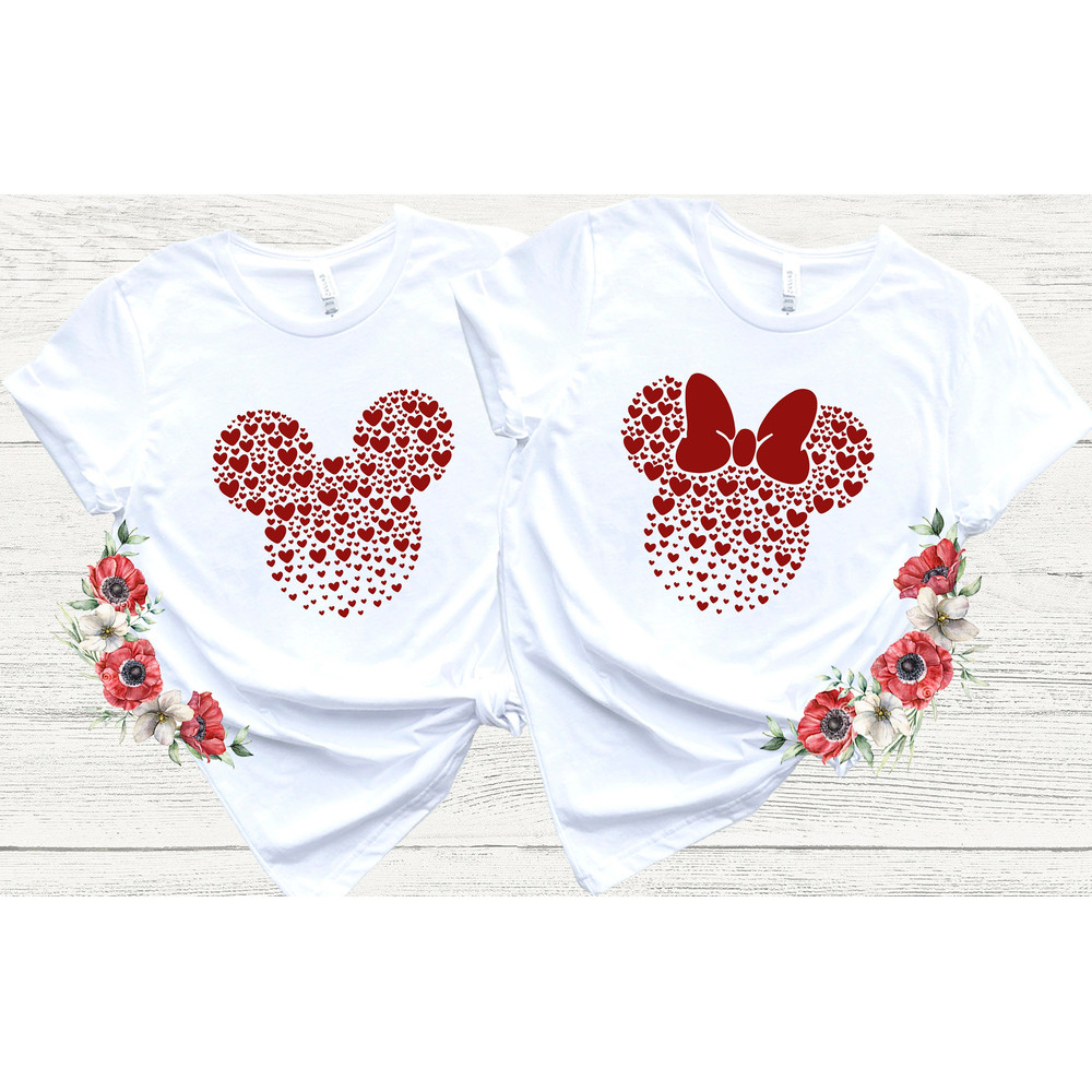 Lover Mickey and Minnie Shirt, Disney Lover Shirt, Mickey Love Shirt, Minnie Heart Shirt, Mickey Heart Shirt, Custom Lover T-Shirt.jpg
