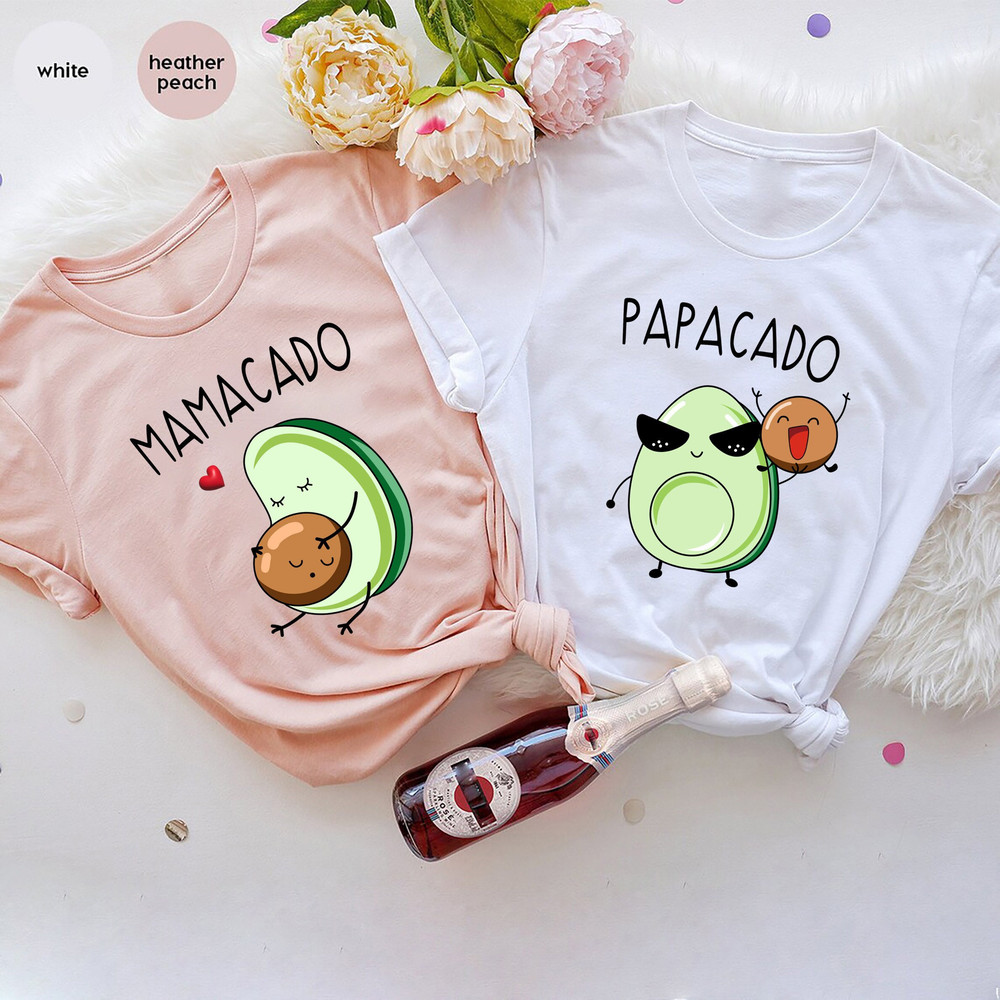 Pregnancy Shirt, Mamacado Tee, Papacado T-Shirt, Dad to be Shirt, Mom to be Shirt, Expecting Mom Shirt, Baby Shower Shirt, Mother's Day Tee.jpg