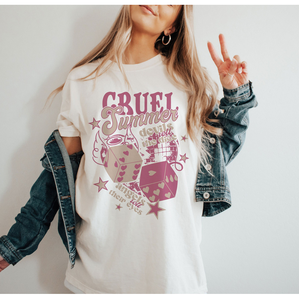 Devils Roll The Dice Shirt, Cruel Summer Shirt, Lover Sweatshirt, Retro Swiftie Shirt, Swift Lyric Shirt, Swiftie Sweatshirt, Gift Under 20.jpg