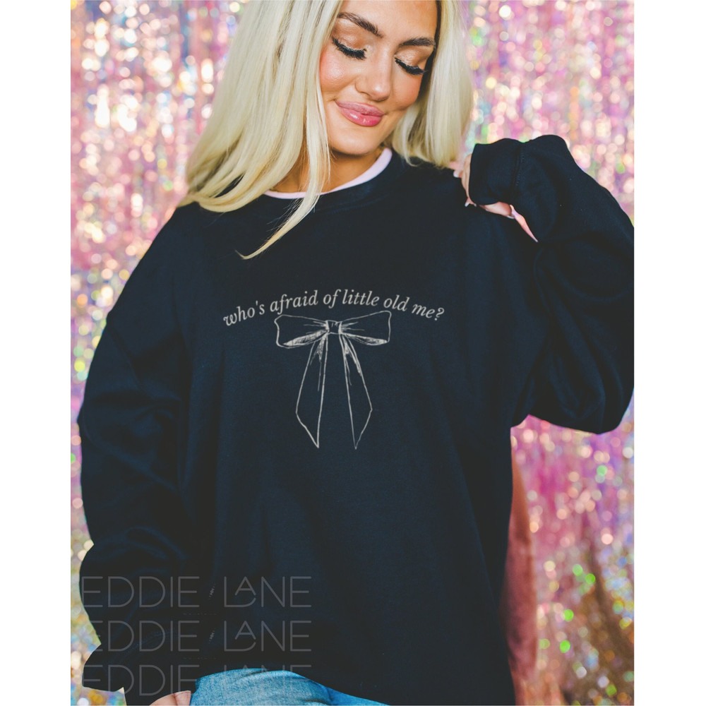 Original Coquette Who's Afraid Unisex Crewneck Sweatshirt Of Little Old Me, Poets Department.jpg