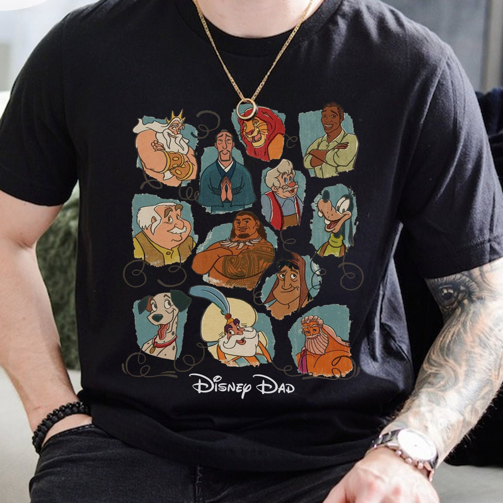 Disneyworld Dad Shirt, Fathers Day T-shirt, Daddy Shirt, Disneyland Family Vacation, Magic Kingdom Tee for Dad, King Triton shirt.jpg