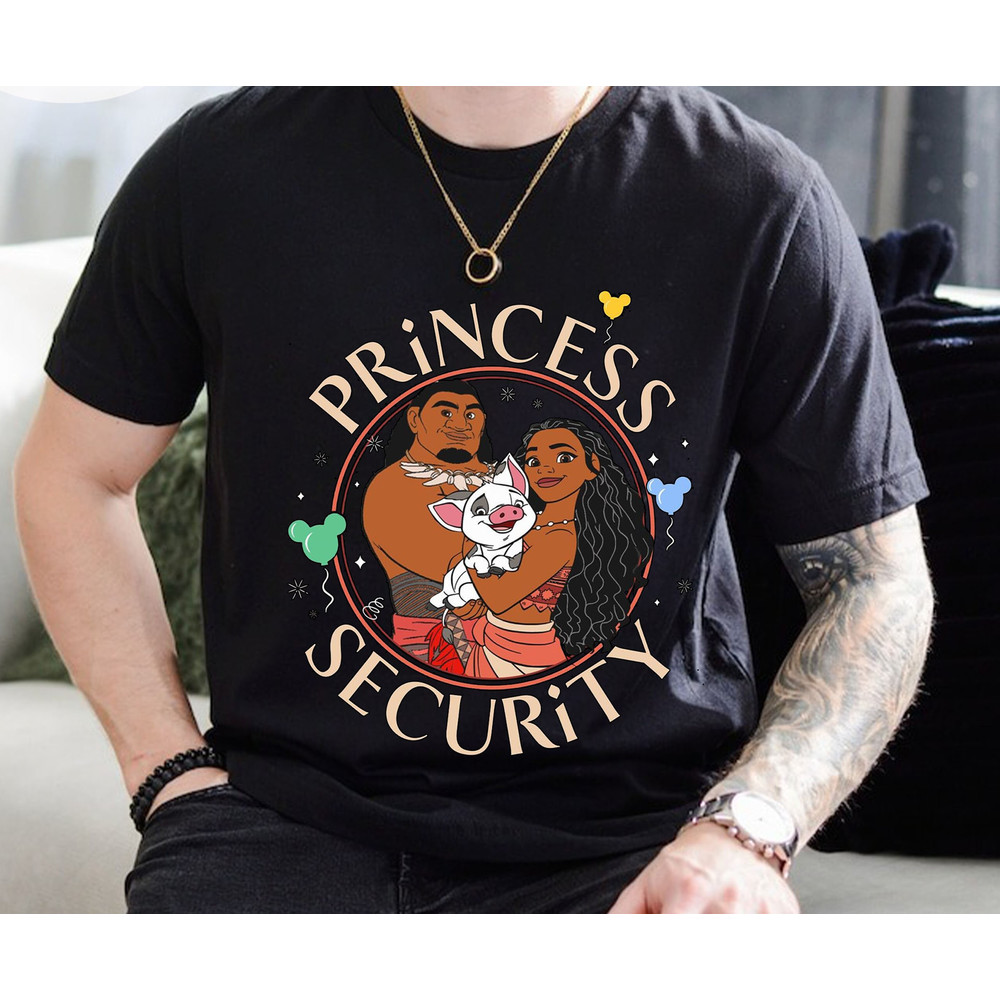Princess Security Demi Dad Shirt, Maui Shirt for Dad, Disney Moana shirt, Maui tee, Father's Day Gift, Demi Dad Tee, Dad Shirt, Gift for Dad.jpg