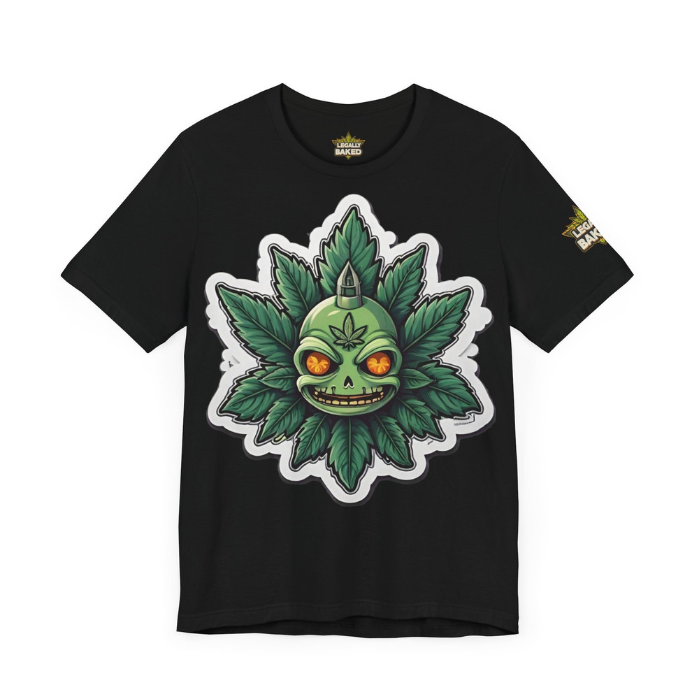 Zombie Legally Baked Cannabis Leaf Unisex Jersey Short Sleeve Tee.jpg