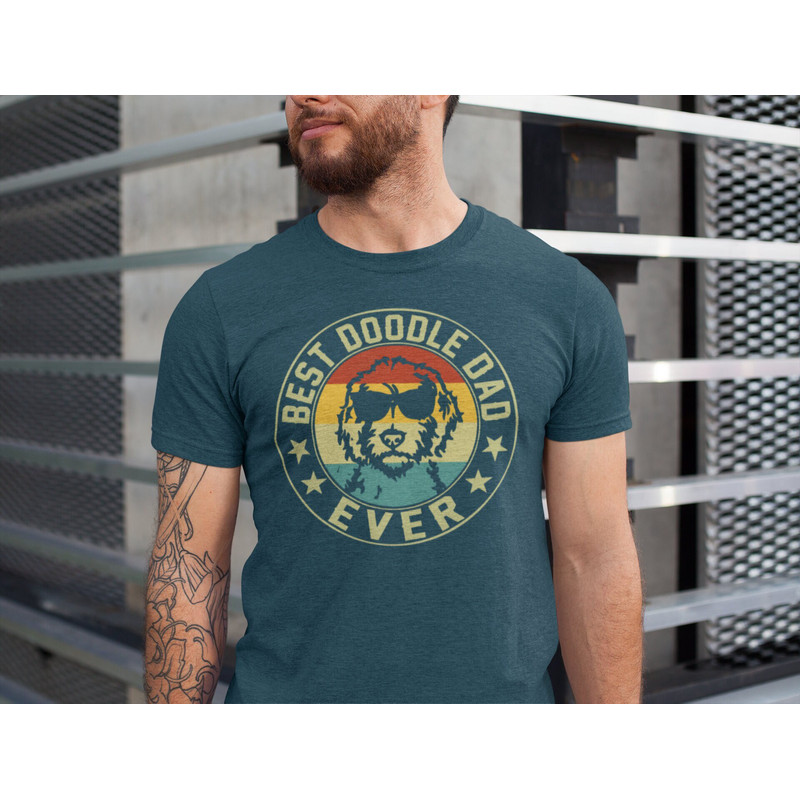 Best Doodle Dad Ever Shirt, Best Dad Gift, Doodle Dad Shirt, Dog Lover Dad, Dog Lover Shirt, Funny Dog Dad Ever Shirt, Father's Day Tee.jpg