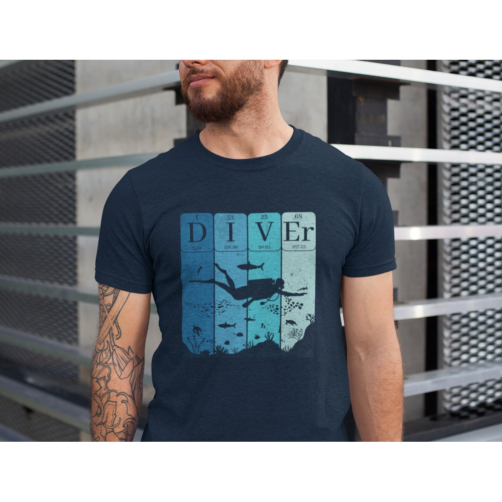 Diver tshirt, Scuba Diving Shirt, Scuba Diver Gift, Deep Sea Diver, Scuba Lover Shirt, Scuba Lover Tee, Underwater Sports.jpg