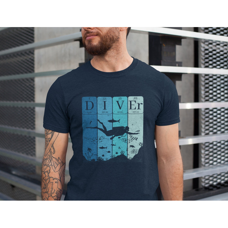 Diver tshirt, Scuba Diving Shirt, Scuba Diver Gift, Deep Sea Diver, Scuba Lover Shirt, Scuba Lover Tee, Underwater Sports.jpg