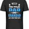 Lang Horn Mens Top Dad I Have Two Titles Dad & Grand Dad Funny Grandpa Father's Day T-Shirt Black 100 Cotton.jpg