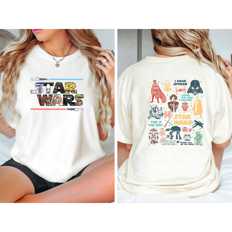 Retro Star Wars Comfort Colors Shirt, Disney Star Wars Shirt, Star Wars Characters Shirt, Disney Trip 2024 Shirt, Retro Disney Shirt.jpg