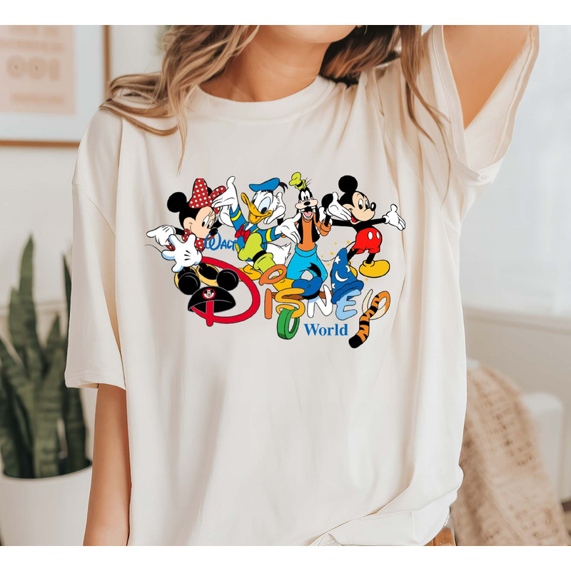 Vintage Walt Disney World T-Shirt, Retro Mickey and Friends Shirt, Walt Disney World Shirts, Disney World T-Shirt, Family Vacation Shirt.jpg