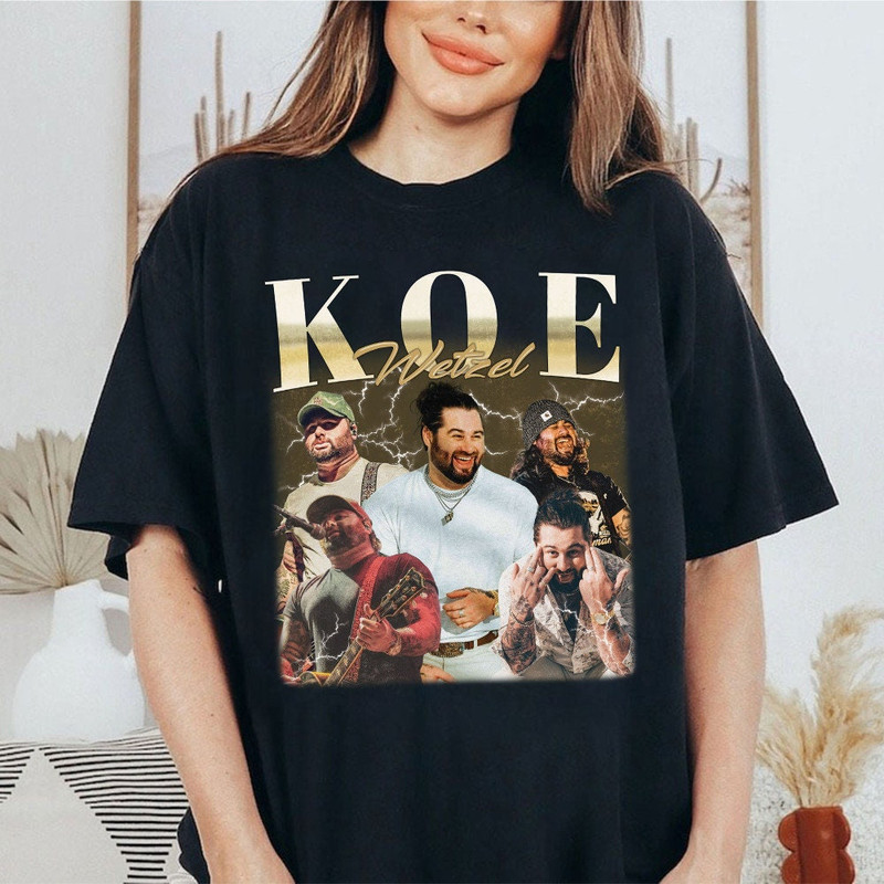 Koe Wetzel Vintage Shirt, Country Music T-Shirt, Koe Wetzel Tour Shirt Cowboy Western Country Music Tee shirt.jpg