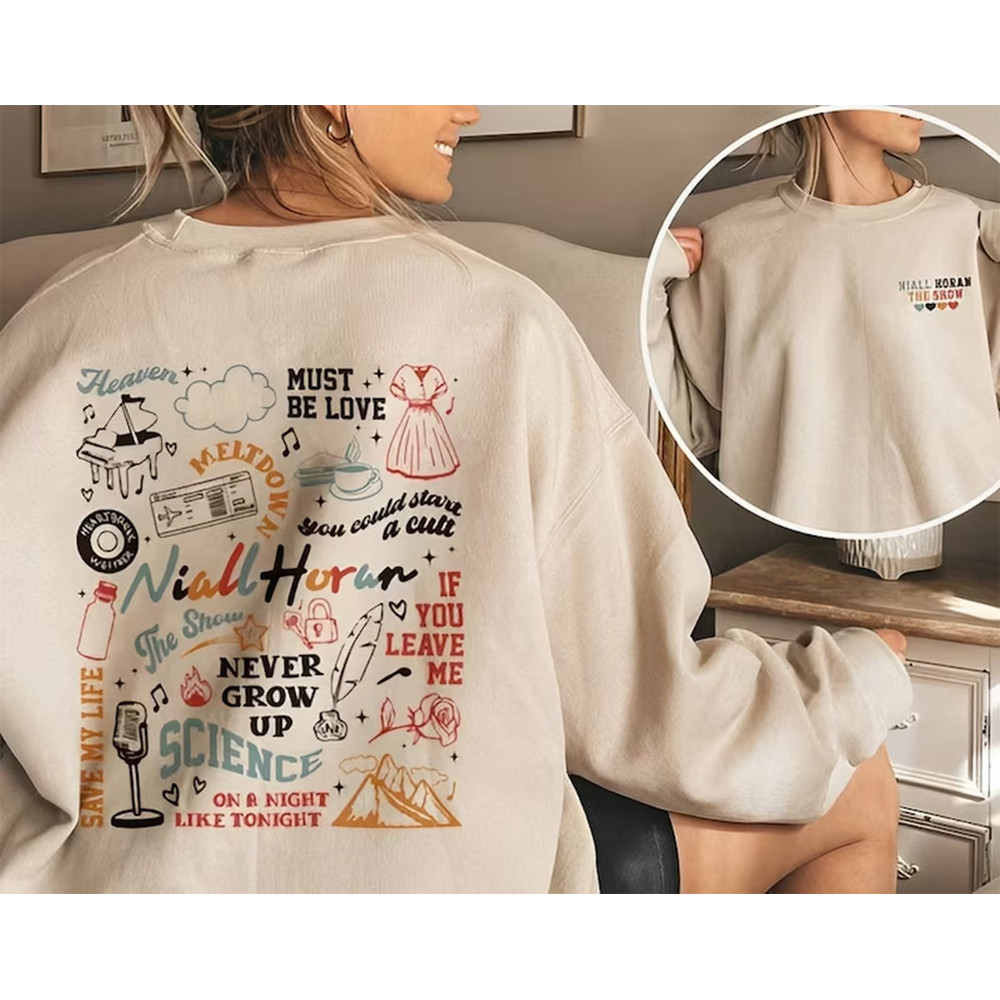 Niall Horan Sweatshirt, Heaven Won't Be The Same Shirt, Heartbreak Weather, Niall Horan Merch, TPWK, Flicker, One Direction Gift, Fine Line.jpg