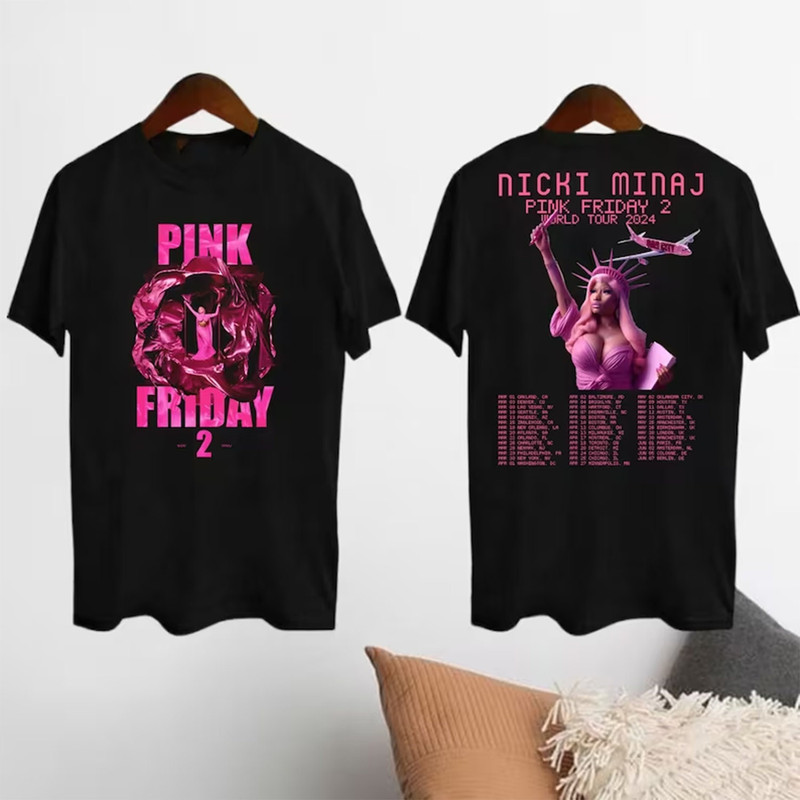 Nicki Minaj Pink Friday 2 Shirt, Pink Friday 2 Nicki Minaj Tour 2024 T-Shirt, Gag City Shirt, Nicki Minaj Fan Gift, Nicki Minaj Tour Merch.jpg