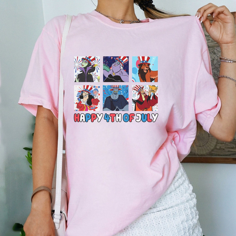 Disneyworld Villains Fourth of July Shirt, Villains 4th of July Shirt, Independence Day, Happy 4th of July, Magic Kingdom, Disneyland Shirt.jpg