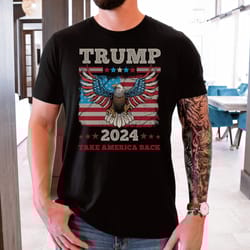 eagle trump 2024 unisex shirt, trump 2024 shirt, trendy trump shirt, 2024 election tshirt