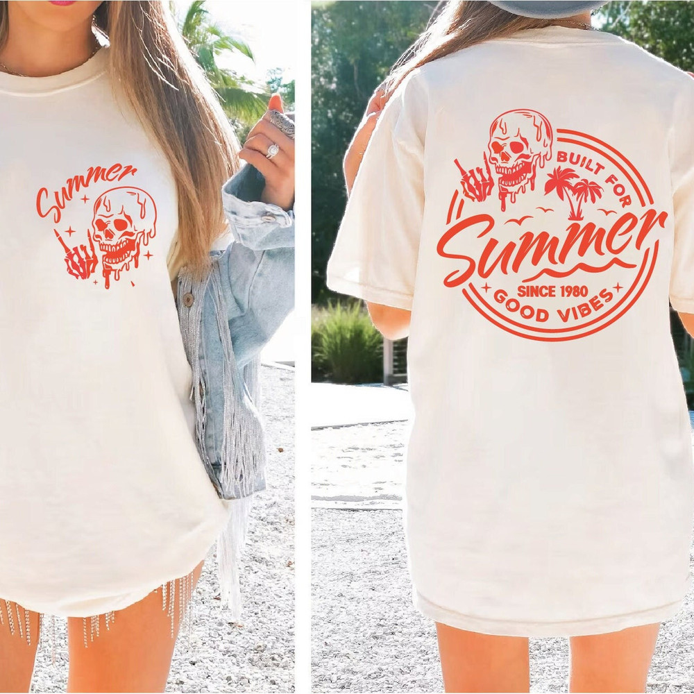 Summer Shirts For Women, Summer Vibes Shirt, Cute Summer Shirt, Hello Summer Tee, Vacation Shirt, Summer Lovers Shirt, CUS-246.jpg