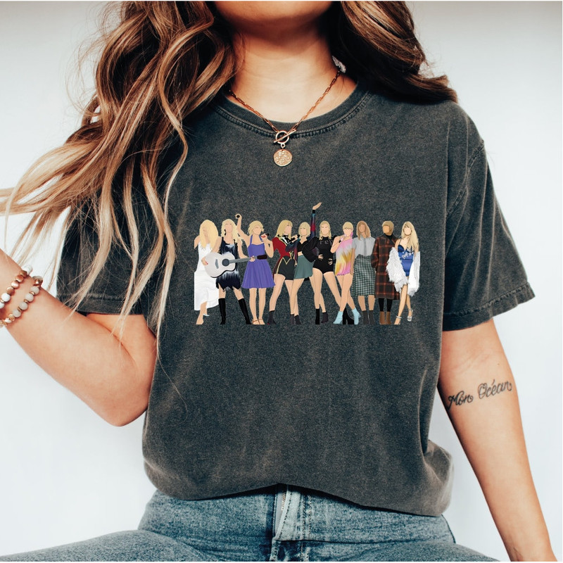 Taylor's Albums Shirt, Eras Tour Shirt, Swiftie Tee, Folk Music Shirt, Country Music Shirt, CUS-106.jpg