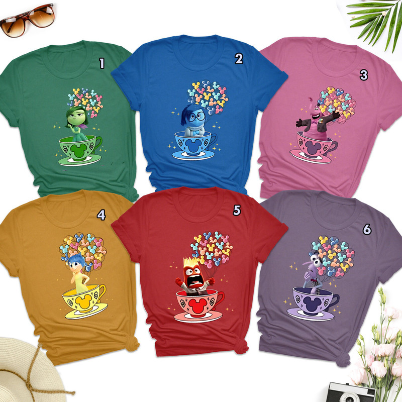 Emotion Characters Halloween T-Shirt, Characters With Mouse Balloons Halloween Costume, Halloween Matching Costume, Magic Kingdom.jpg