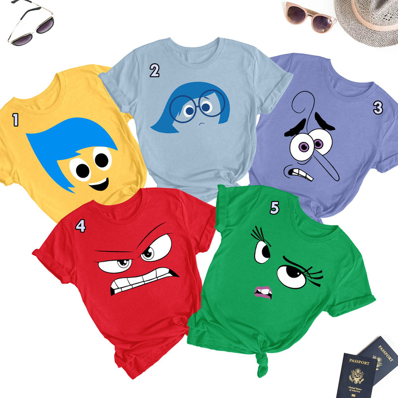 Funny Character Face Cosplay Matching Shirt, Magical Family Trip Tee, Birthday Party Gifts, Halloween Costume For Family Group T-Shirt.jpg