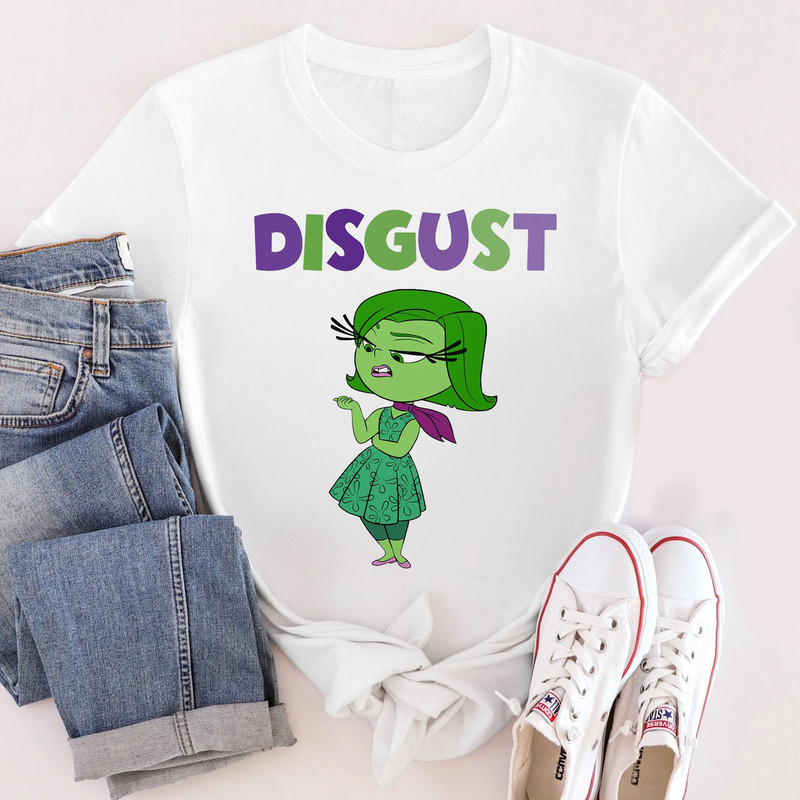 Retro Inside Emotions Movie Shirt, Funny Green Girl Character T-Shirt, Emotional Piece Birthday Shirt, Inside Feeling Birthday Gift For Her.jpg