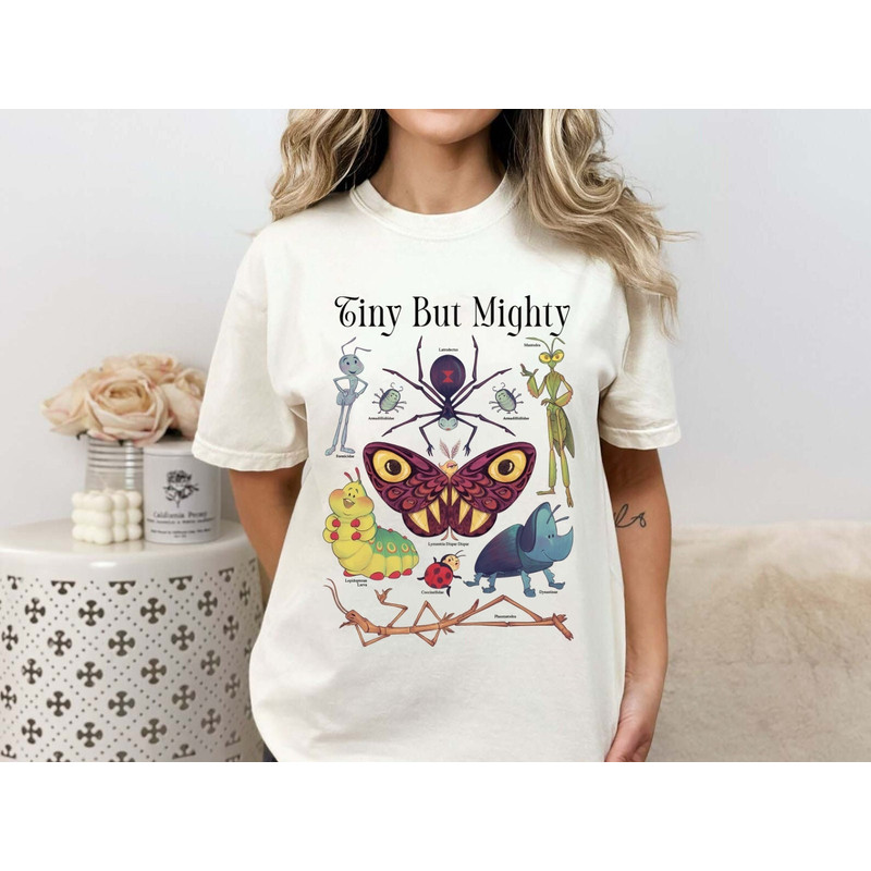 Tiny But Mighty Shirt, A Bug's Life Comfort Shirt, Cute Disney Shirt, Family Vacation Shirt, Disneyland Matching Shirt, Disneyworld Shirt.jpg