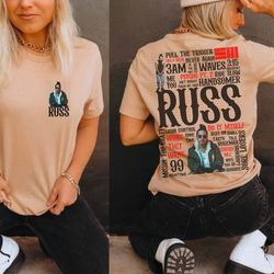 russ song list shirt, russ merch
