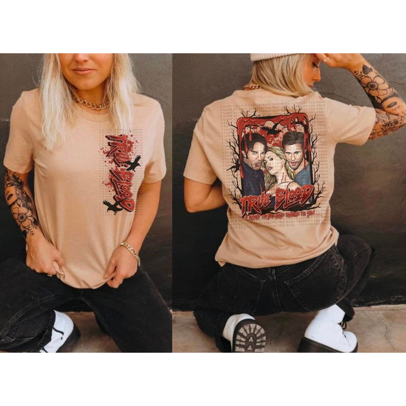 True Blood Tshirt True Blood Merch Vampire Shirt Crewneck.jpg