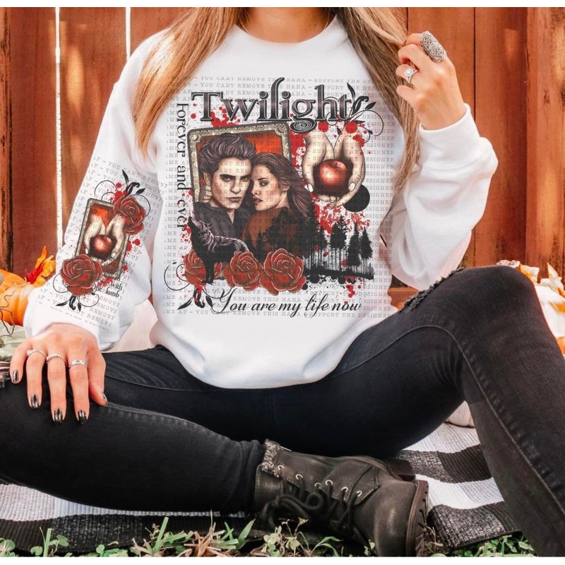 Twilight tshirt twilight merch crewneck Edward and Bella.jpg