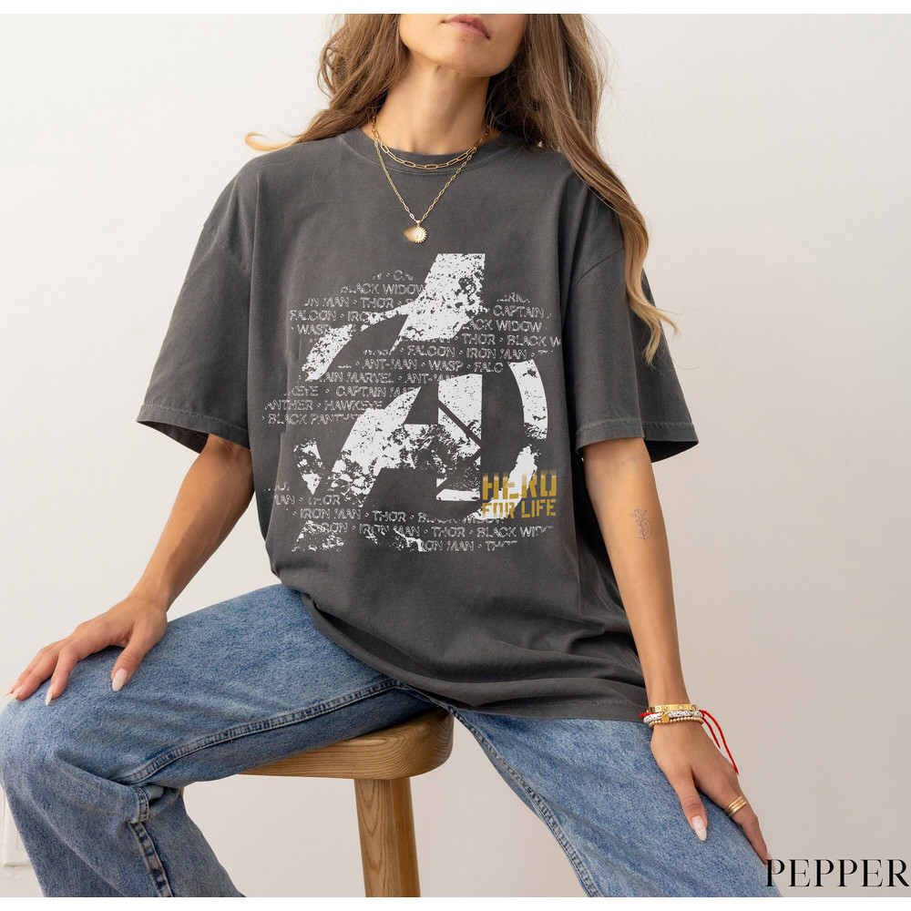 Avengers The Eras Tour Shirt, Marvel Superhero Shirt, Hulk Shirt, Black Widow Tee, SpidermanScarlet Witch, Winter Soldier, Iron Man Shirt.jpg