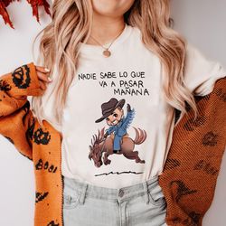 bad bunny comfort shirt, nadie sabe lo que va pasar manana, monaco, most wanted tour shirt, bad bunny fans gift, bad bun