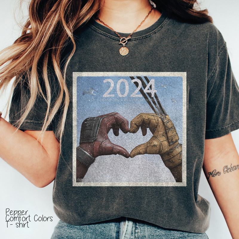 Deadpool and Wolverine Comfort Colors Shirt, Deadpool Love You Men's T-Shirt, Funny Movie Themed Novelty Tee, Marvel Couple Tee,MCU Fan Gift.jpg