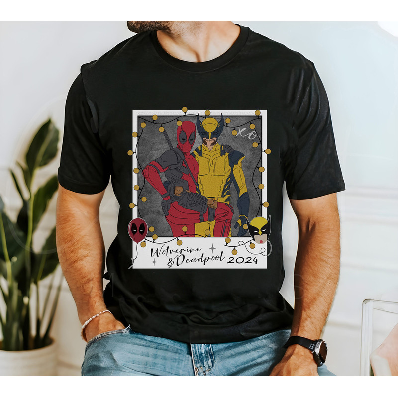 Deadpool Wolverine Besties Forever Shirt, Fathers Day Shirt, Wolverine Deadpool Movie Tee, Superhero Best Friends Shirt, Men's and Women's.jpg