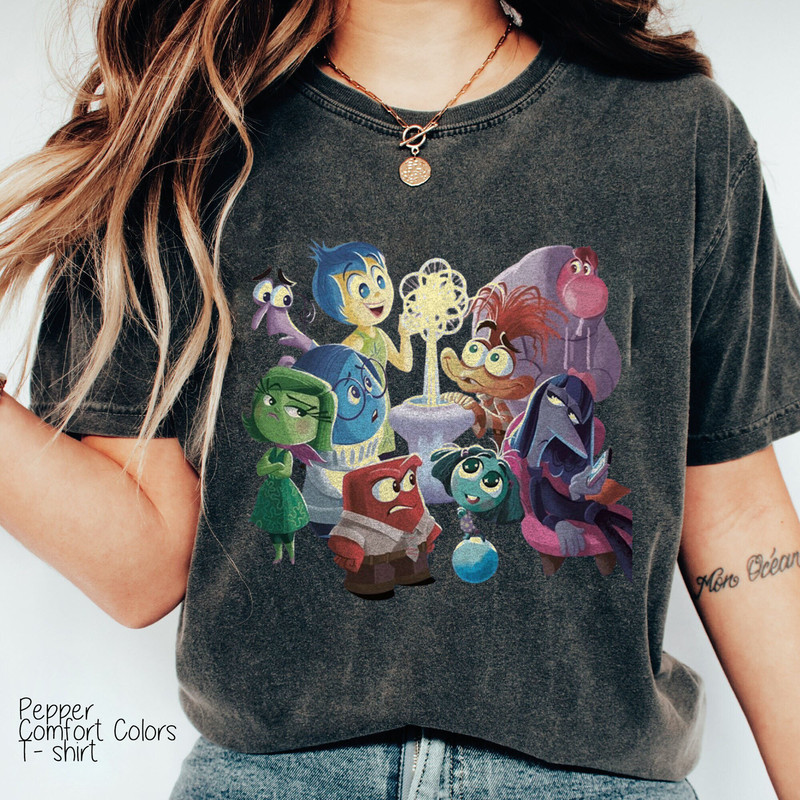 Emotions Inside Out Characters Comfort Colors Shirt, Joy Disgust Fear Sadness Anger Tee, Pixar Inside Out Movie SweatShirt, Cartoon Shirt 1.jpg
