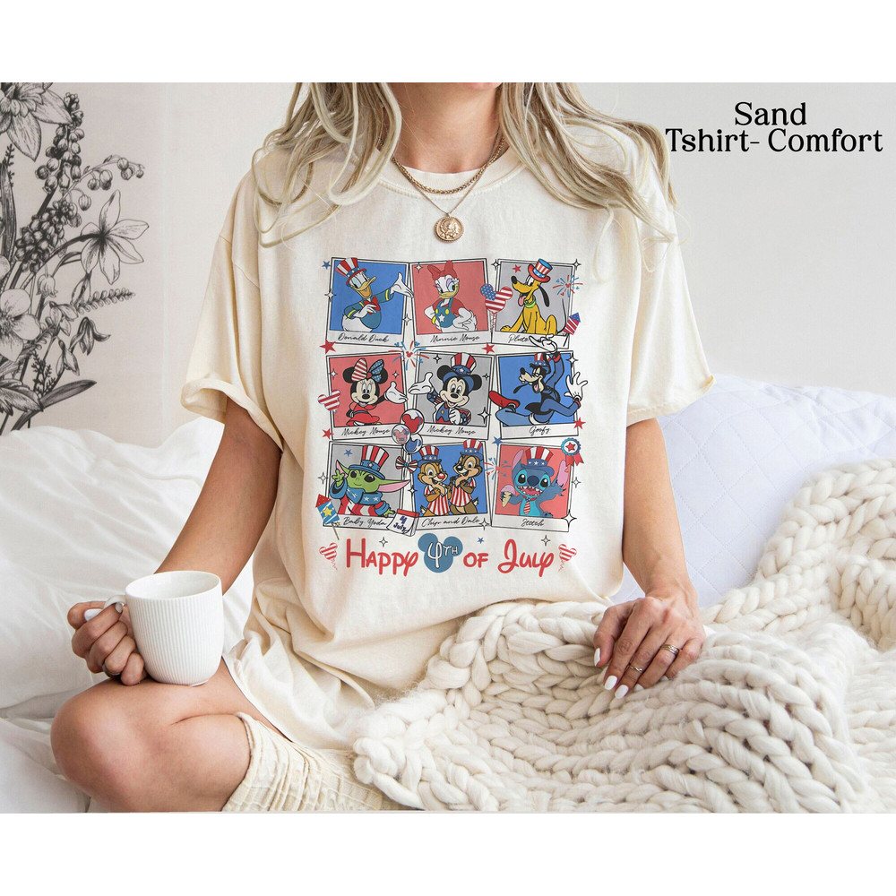 Happy 4th Of July Disney Shirt, Disney World Shirt, Disney Family Shirt, Magic Kingdom Shirt, Disneyland Family Happy Independence Day 2024.jpg