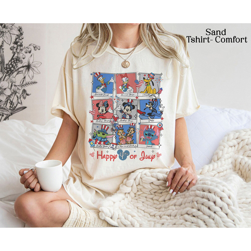 Happy 4th Of July Disney Shirt, Disney World Shirt, Disney Family Shirt, Magic Kingdom Shirt, Disneyland Family Happy Independence Day 2024.jpg